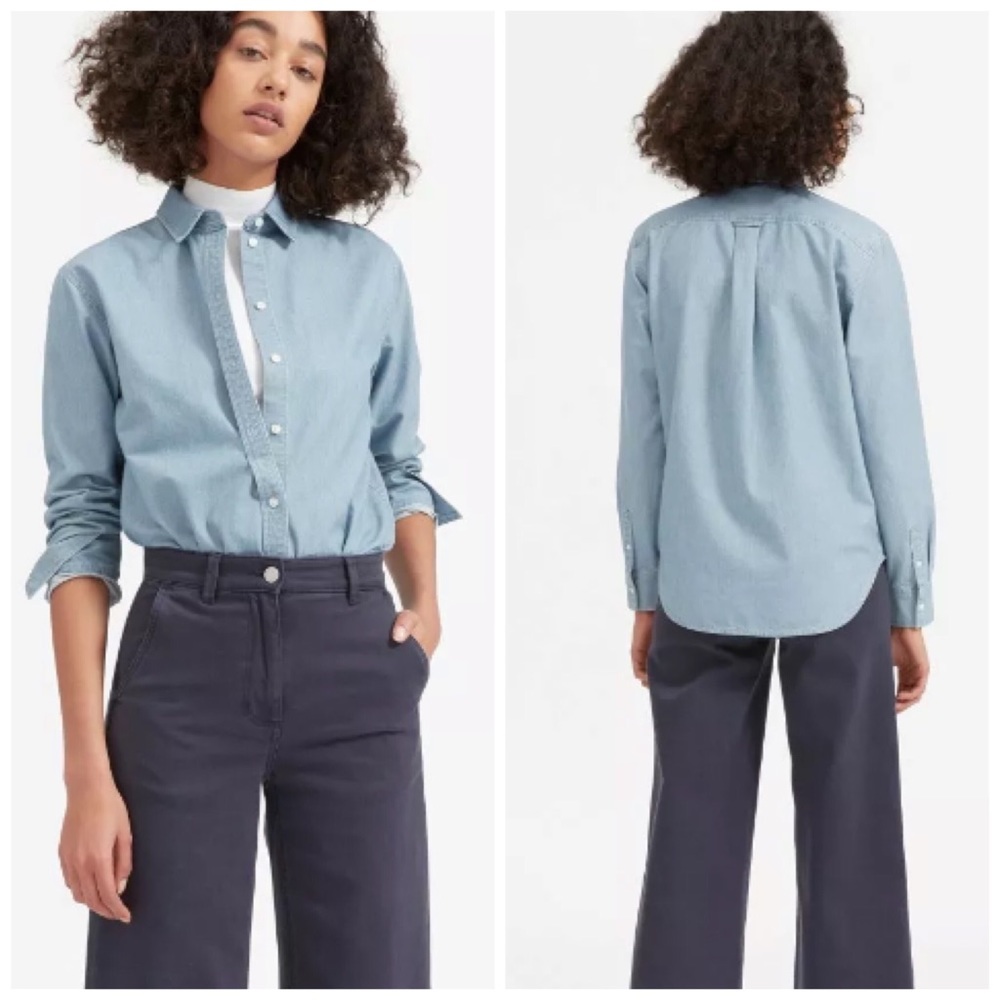 EVERLANE The Relaxed Jean Shirt SIZE 8